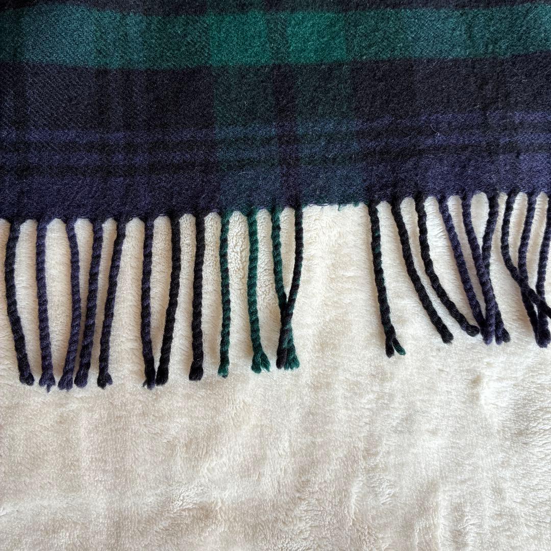 ジョンストンズ 大判ストール ブラックウォッチ