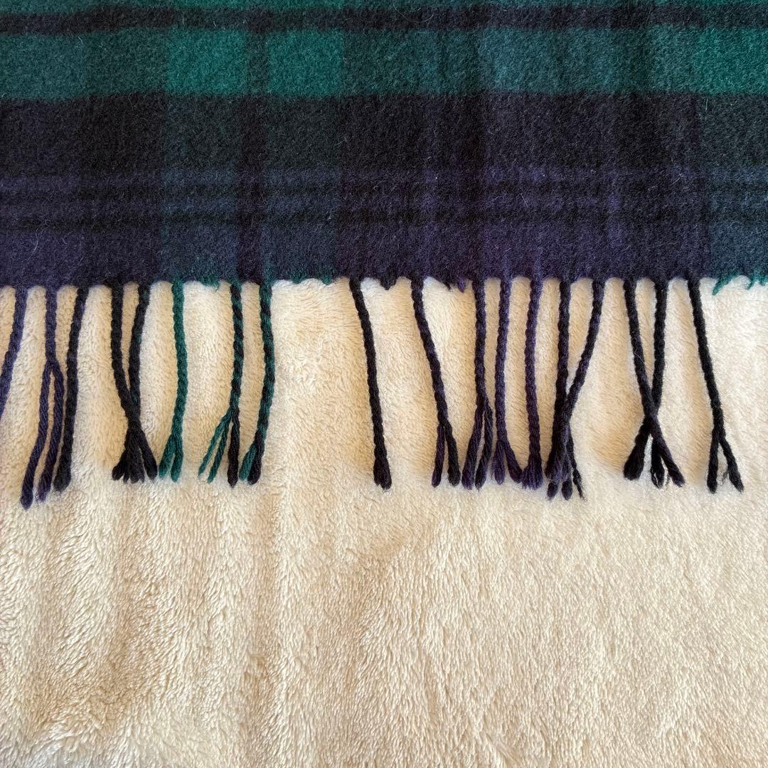 ジョンストンズ 大判ストール ブラックウォッチ