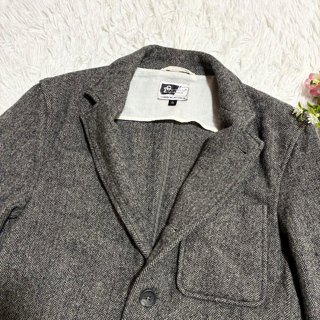 【Engineered Garments】 ヘリンボーン テーラージャケット S