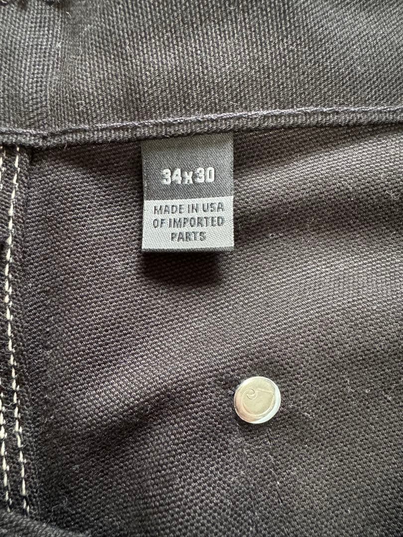 カーハート ダブルニー ペインターパンツ B01 黒 34W30L USA製