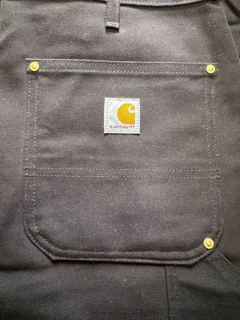 カーハート ダブルニー ペインターパンツ B01 黒 34W30L USA製