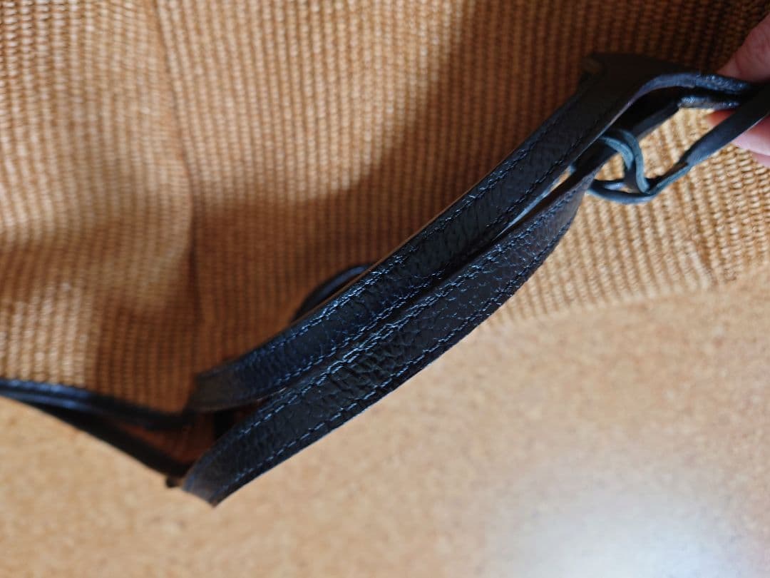 マルコマージ　ラフィアレザーかごバッグ