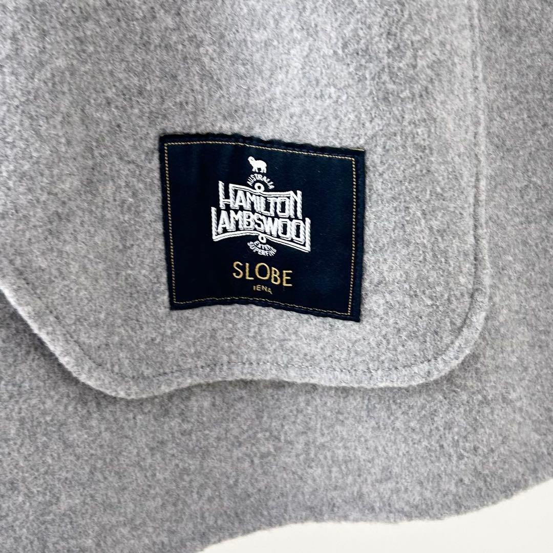 2024AW✨スローブイエナ　HAMILTONスタンドコート　グレー