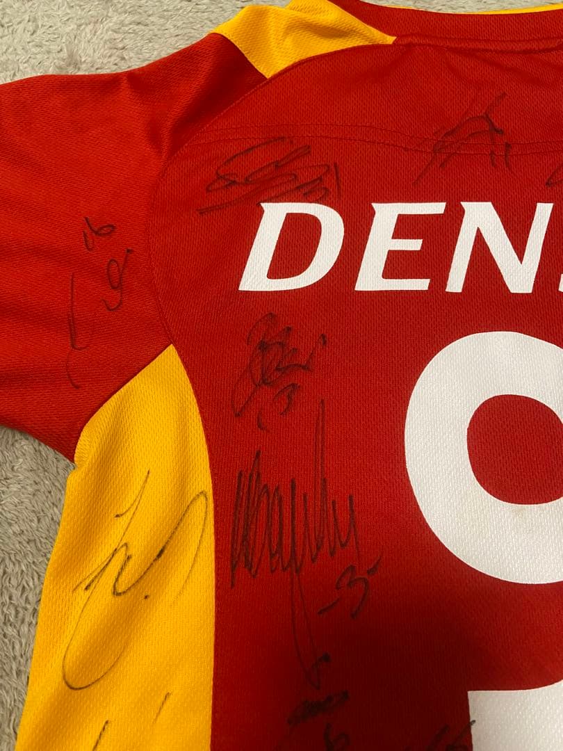 【超希少】名古屋グランパス ヨンセン サイン入りユニフォーム 2007 150