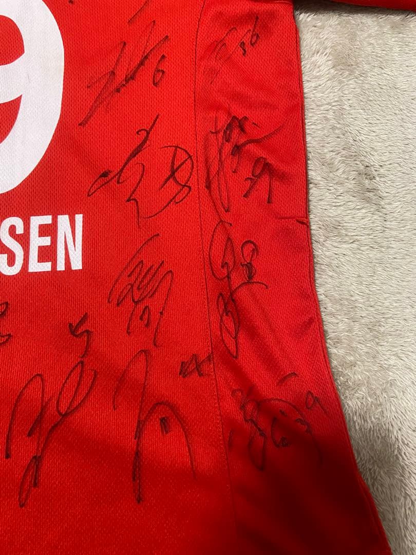 【超希少】名古屋グランパス ヨンセン サイン入りユニフォーム 2007 150