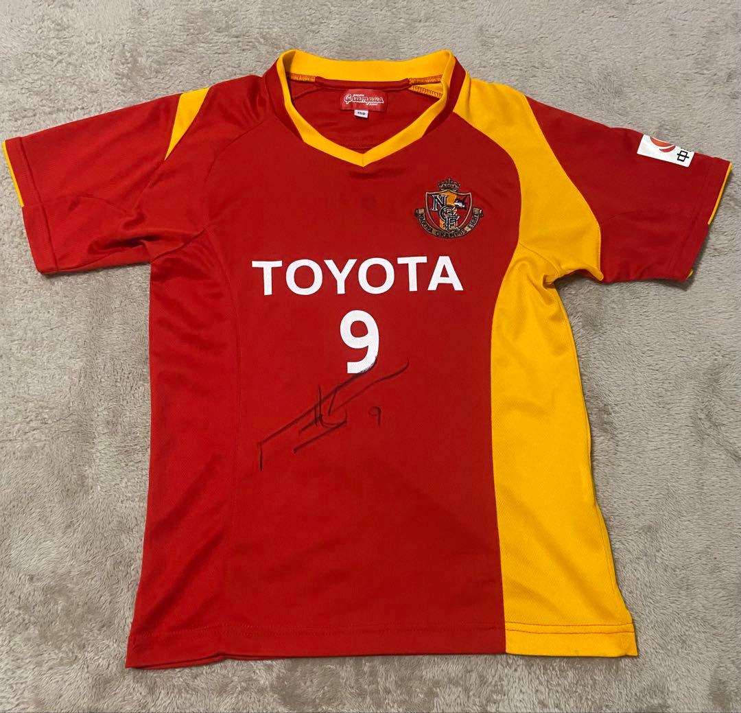 【超希少】名古屋グランパス ヨンセン サイン入りユニフォーム 2007 150