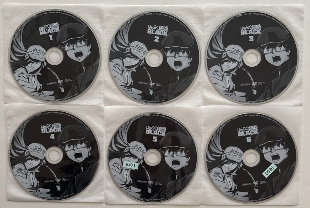 はたらく細胞BLACK 1〜6巻　DVD