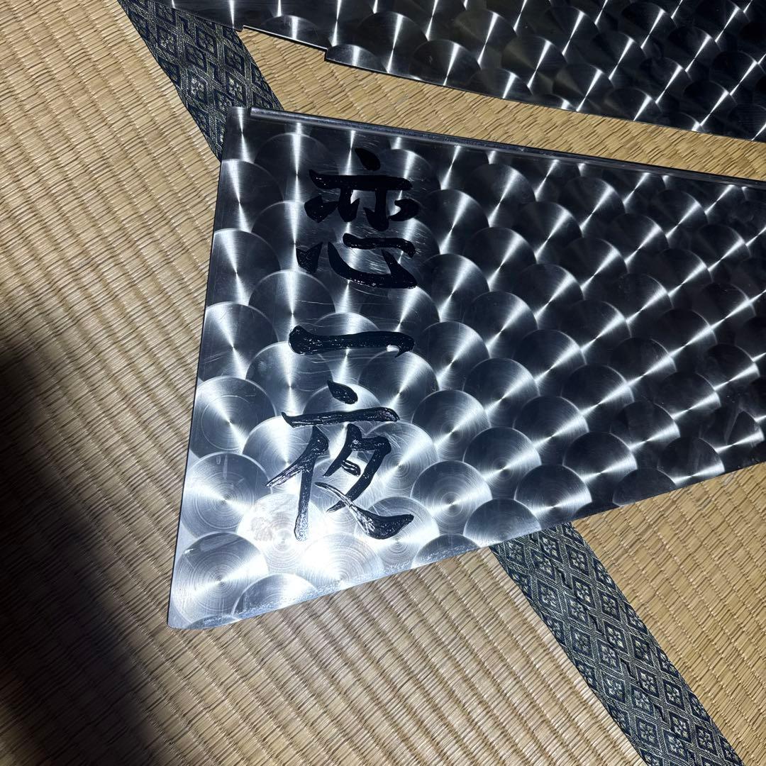 日野デュトロ　ドアスクリーン　ウロコステンレス　デコトラ