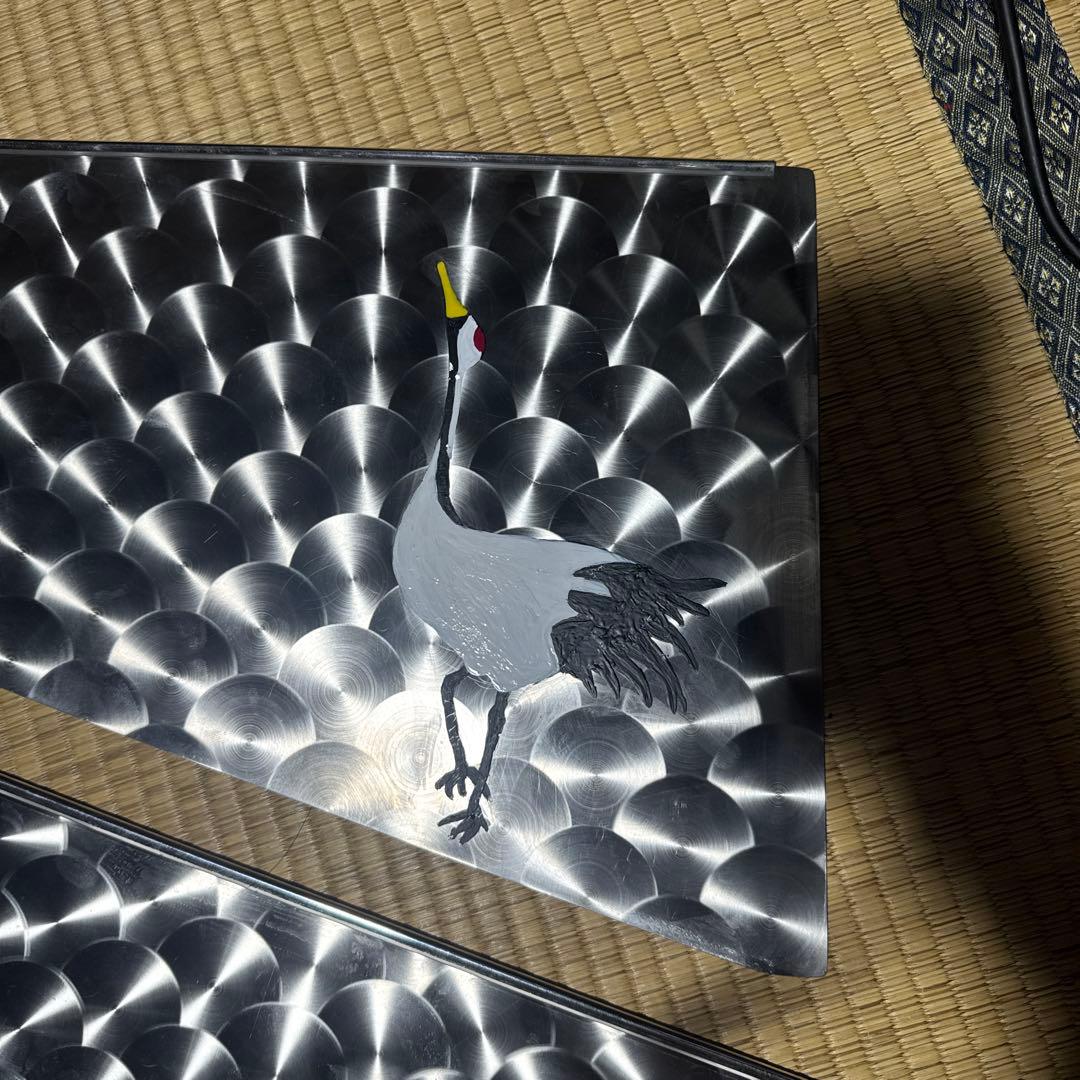 日野デュトロ　ドアスクリーン　ウロコステンレス　デコトラ