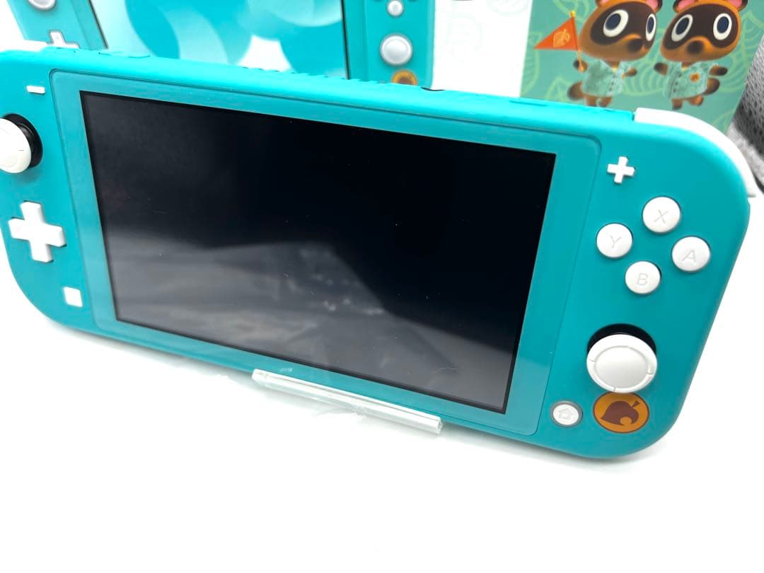 Nintendo Switch Lite あつ森　～まめきち&つぶきちアロハ柄～