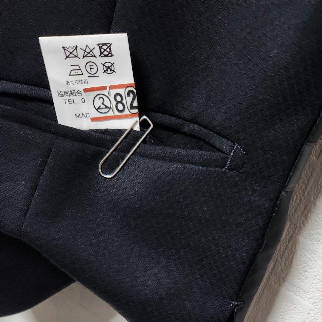 テットオム　メンズ　スーツ　スリーピース　紺　シャドーチェック　ストレッチ　細身