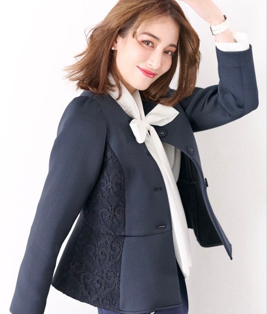 チェスティ　ボンディングジャケット　ネイビー