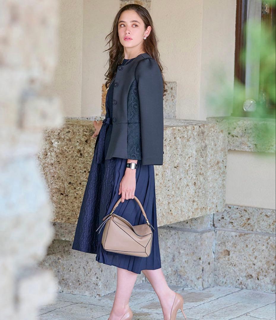 チェスティ　ボンディングジャケット　ネイビー