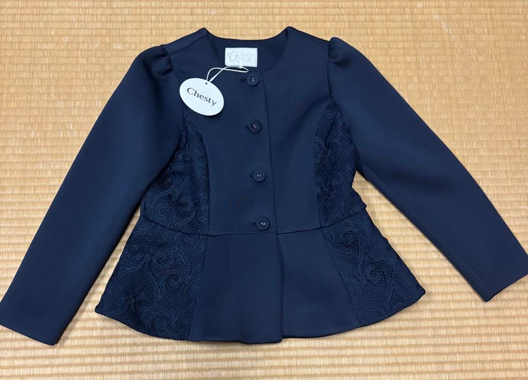 チェスティ　ボンディングジャケット　ネイビー