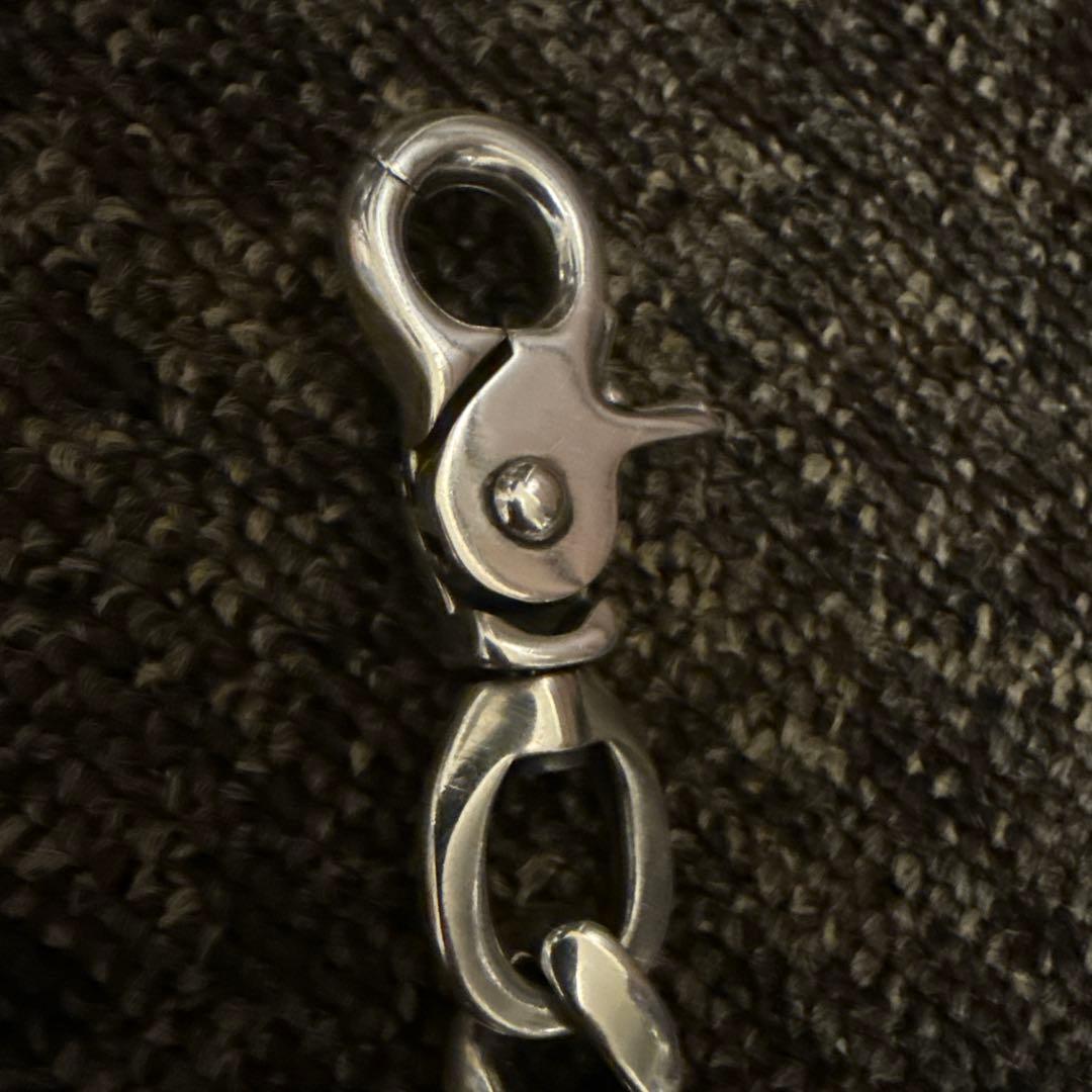 【12/21まで限定】ウォレットチェーン シルバー925 クロス