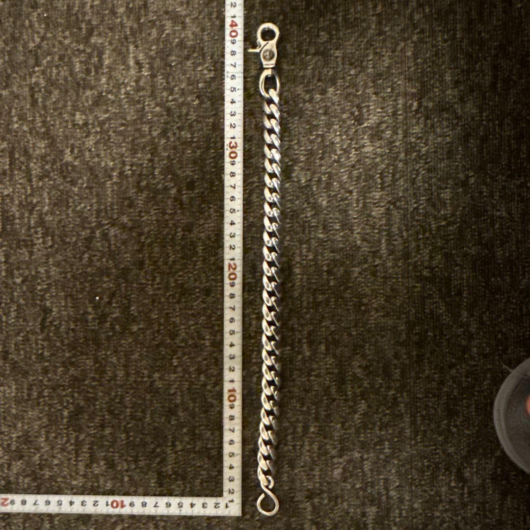 【12/21まで限定】ウォレットチェーン シルバー925 クロス