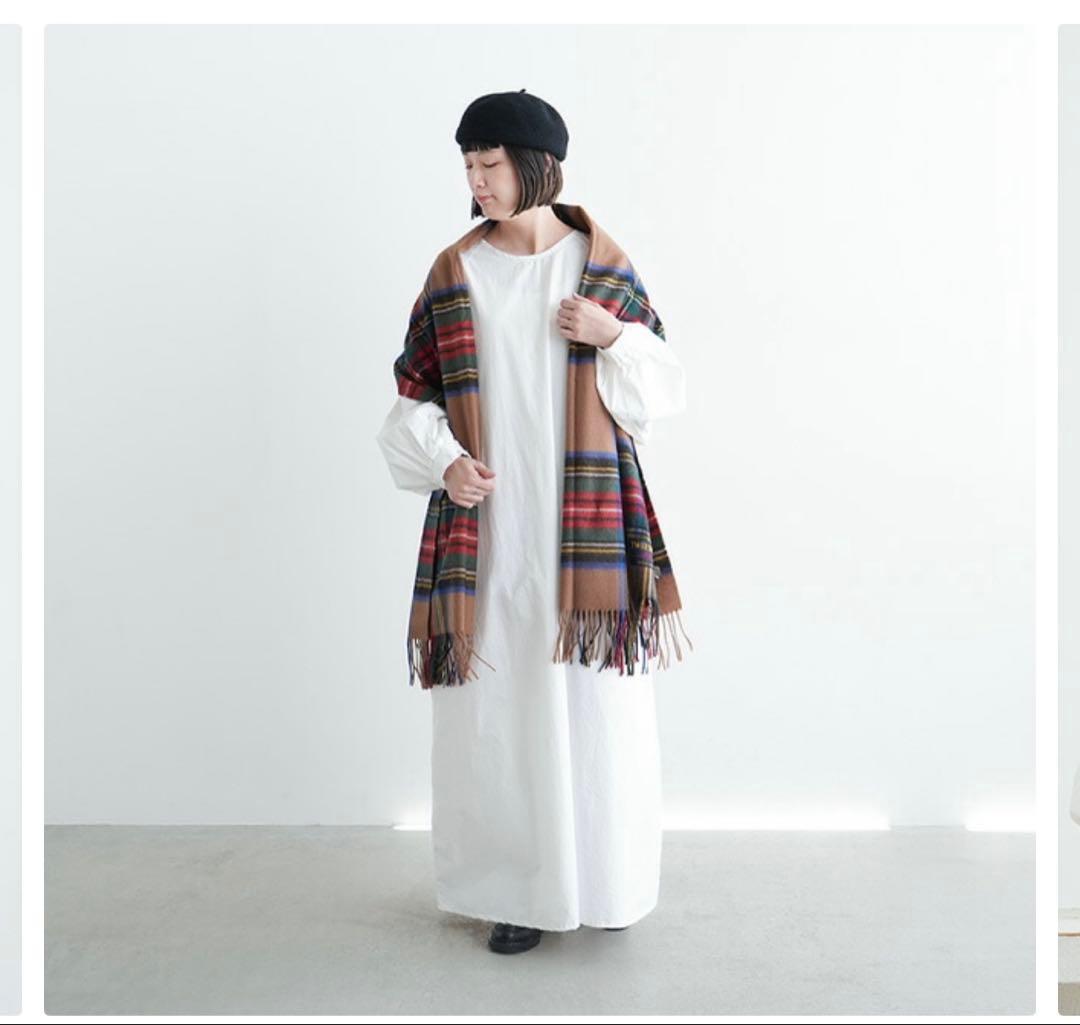 新品！TWEEDMILL大判ピュアウールストール マフラーブランケット