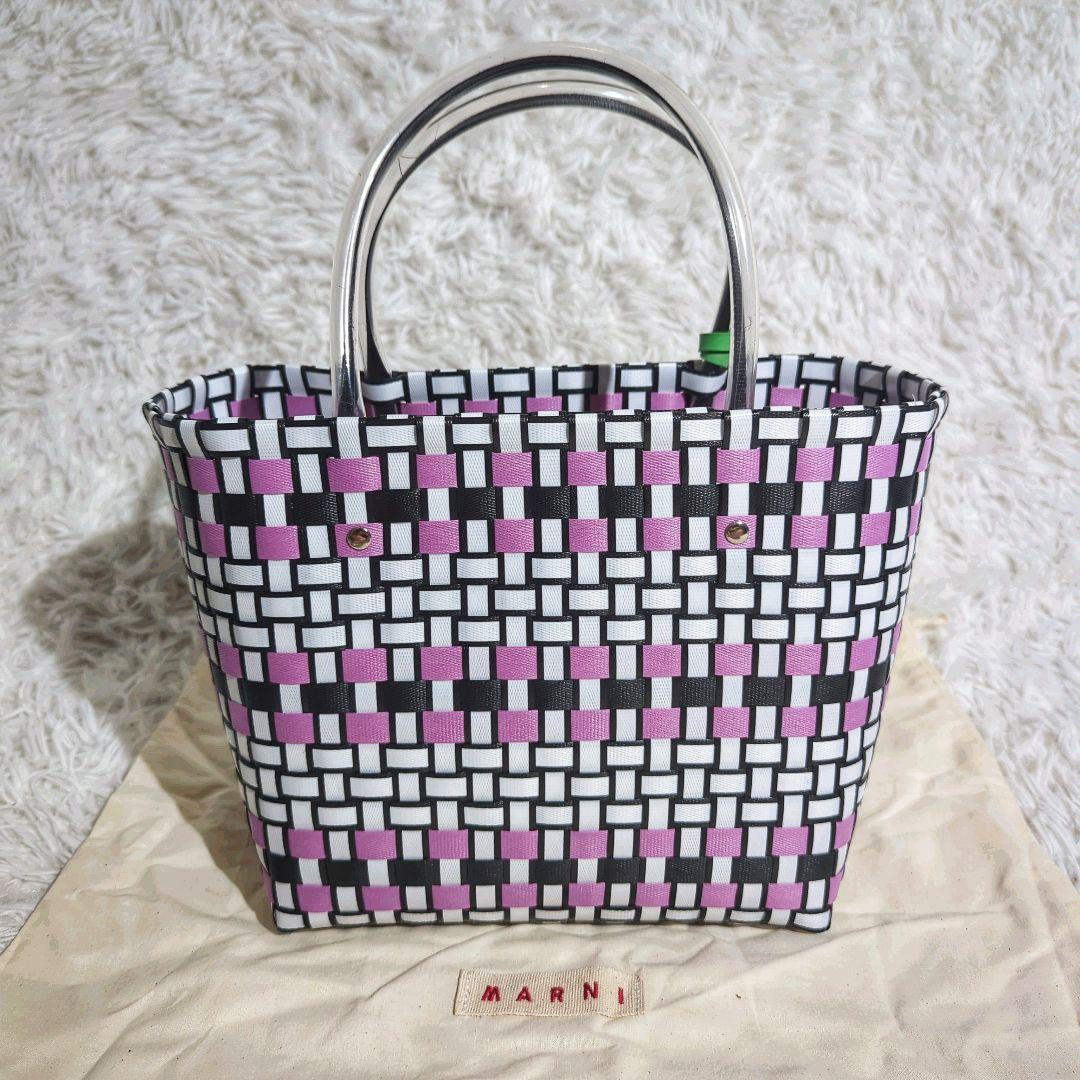 〈新品〉MARNI OVAL BAG 編み込み かごバッグ バスケット