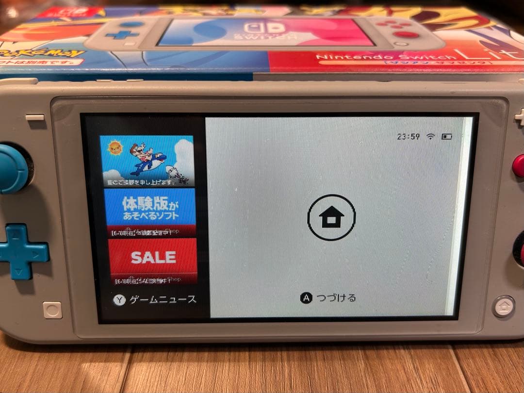 Nintendo Switch Lite ジャンク ソードシールドデザイン