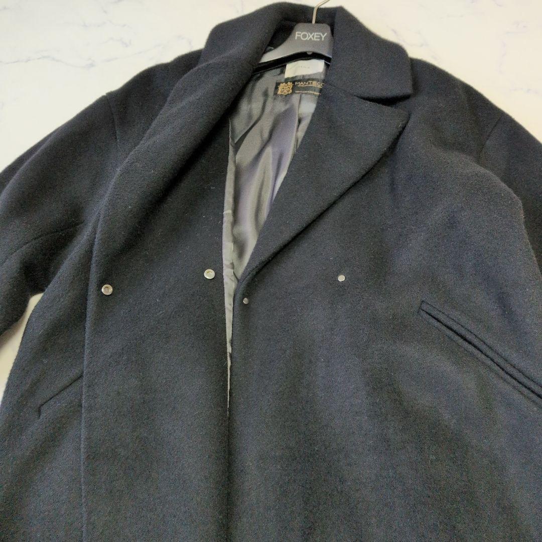 美品✨️IENA イエナ MANTECO ロングコート チェスター ブラック38