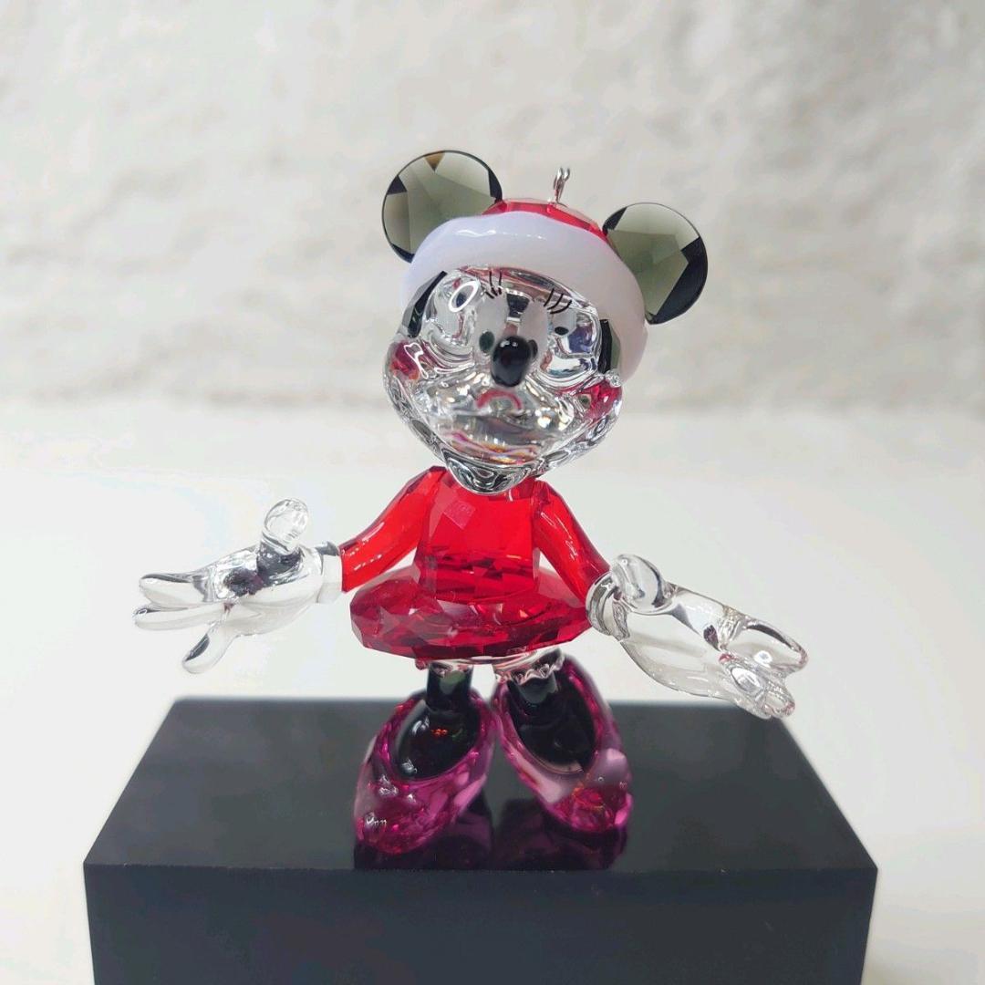 【美品】スワロフスキー ディズニー ミッキー ミニー 2体セット オーナメント