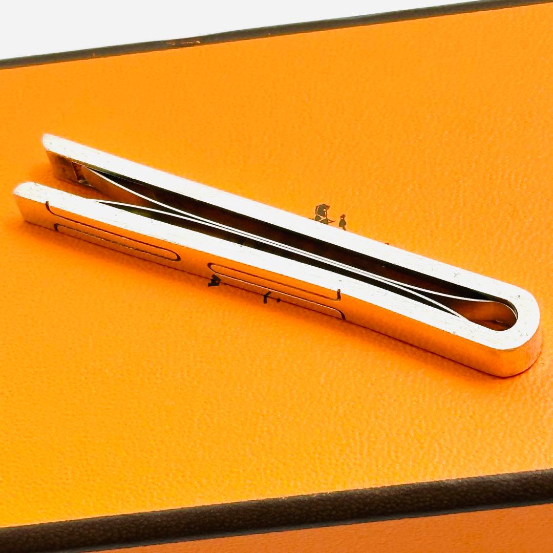 HERMES　エルメス　Hロゴ　シルバー　ネクタイピン　タイピン　Ag925