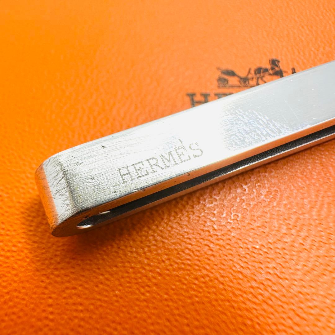 HERMES　エルメス　Hロゴ　シルバー　ネクタイピン　タイピン　Ag925