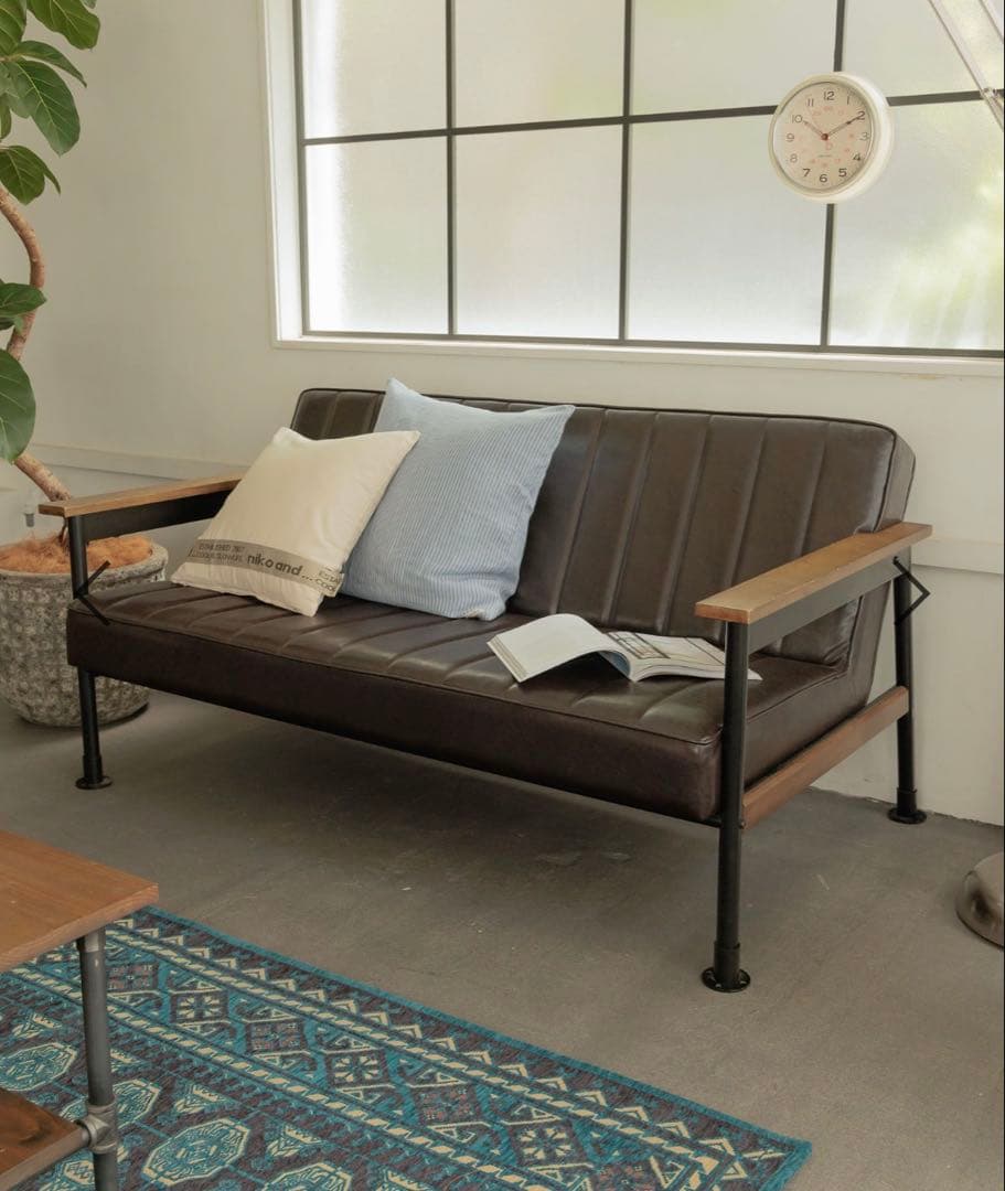 ［幅149.5cm］ 2人掛けソファ/クラフトマンシリーズ　ニコアンド　ソファ