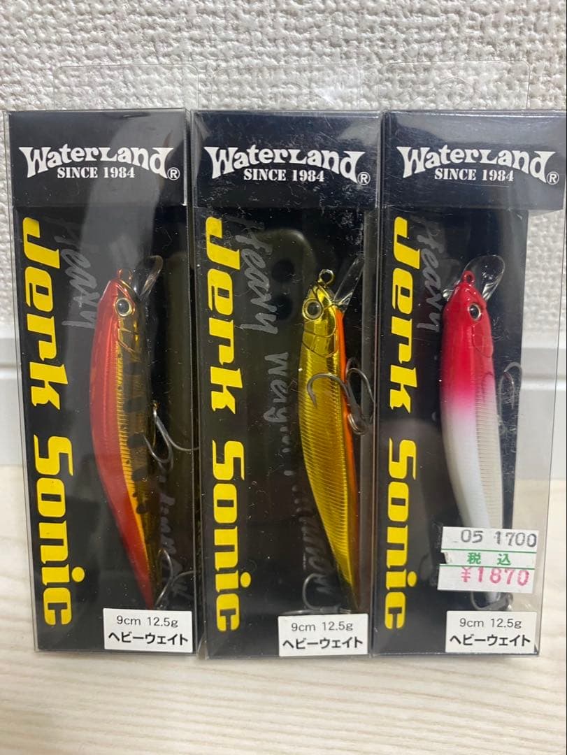 新品　19個セット　ウォーターランド　ジャークソニック90 ステラ　村田基シマノ