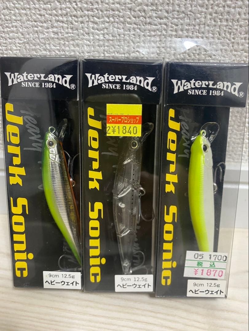 新品　19個セット　ウォーターランド　ジャークソニック90 ステラ　村田基シマノ