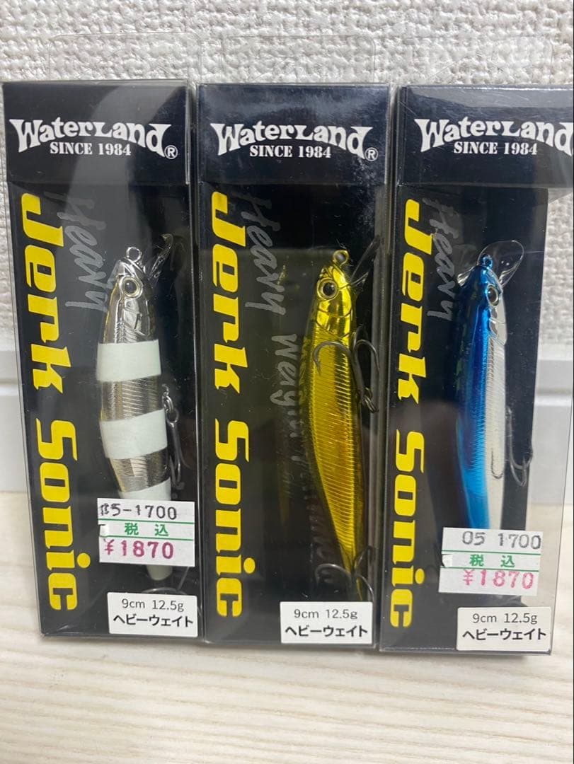 新品　19個セット　ウォーターランド　ジャークソニック90 ステラ　村田基シマノ