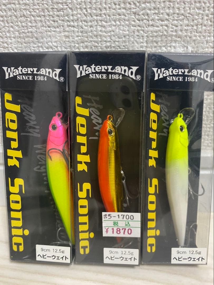 新品　19個セット　ウォーターランド　ジャークソニック90 ステラ　村田基シマノ