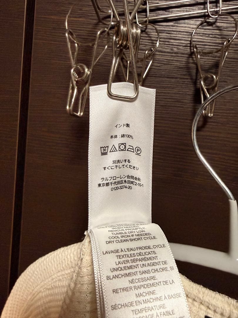 【美品】RRL ワッフルニット ヘンリーネック シャツ