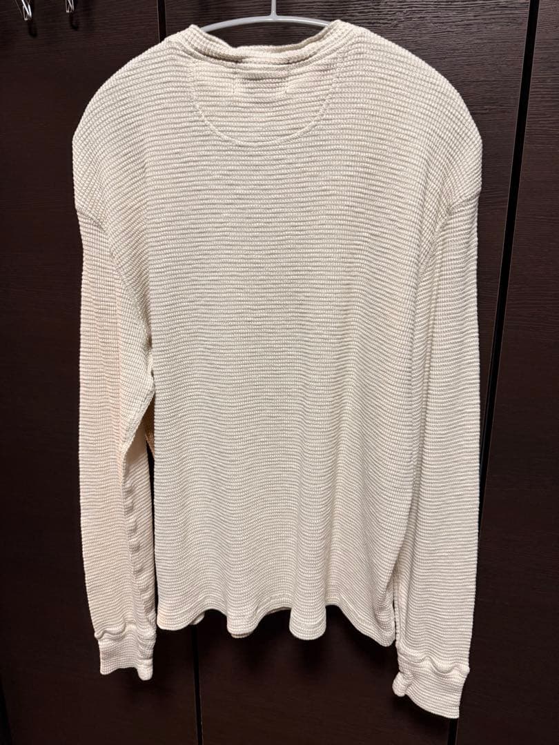 【美品】RRL ワッフルニット ヘンリーネック シャツ