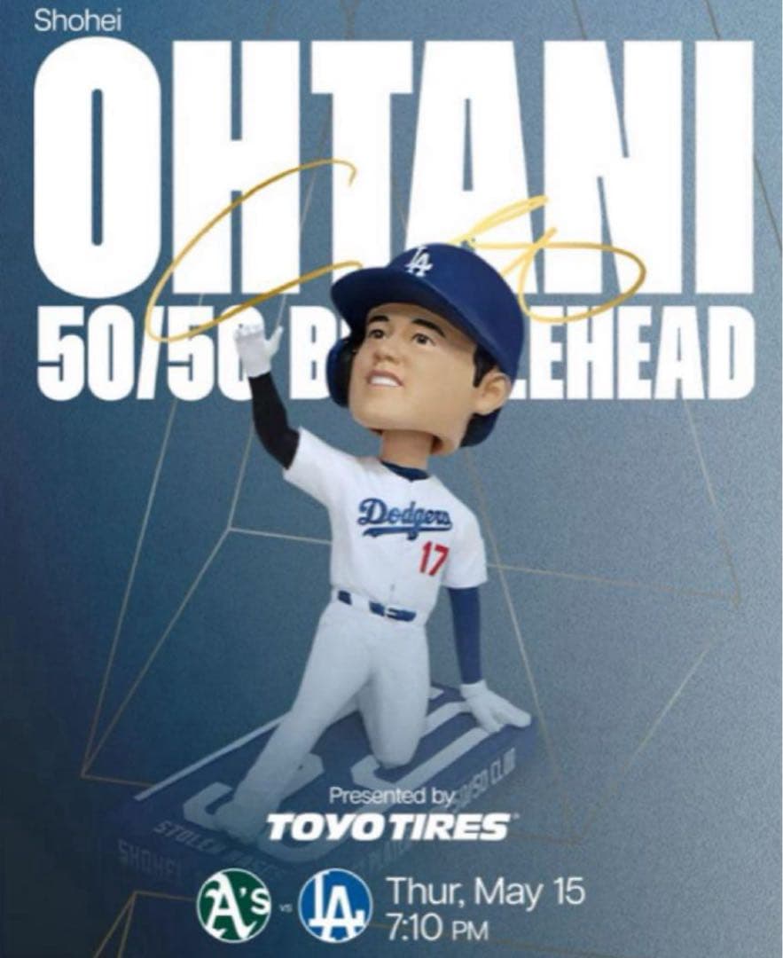 大谷翔平　ボブルヘッド　50/50 セット　ドジャース　来場者限定　新品
