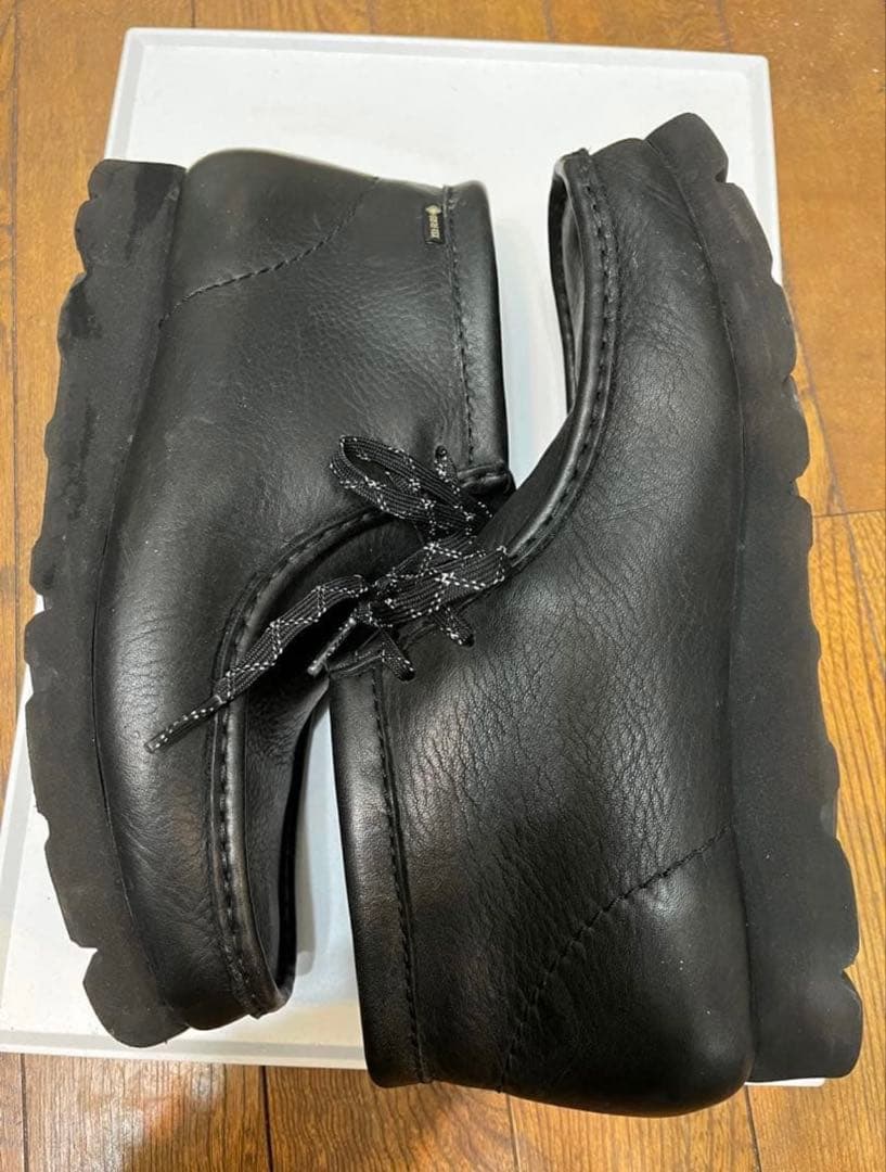 【Clarks】 クラークス 25.5 ワラビー ゴアテックス ブラック UK7