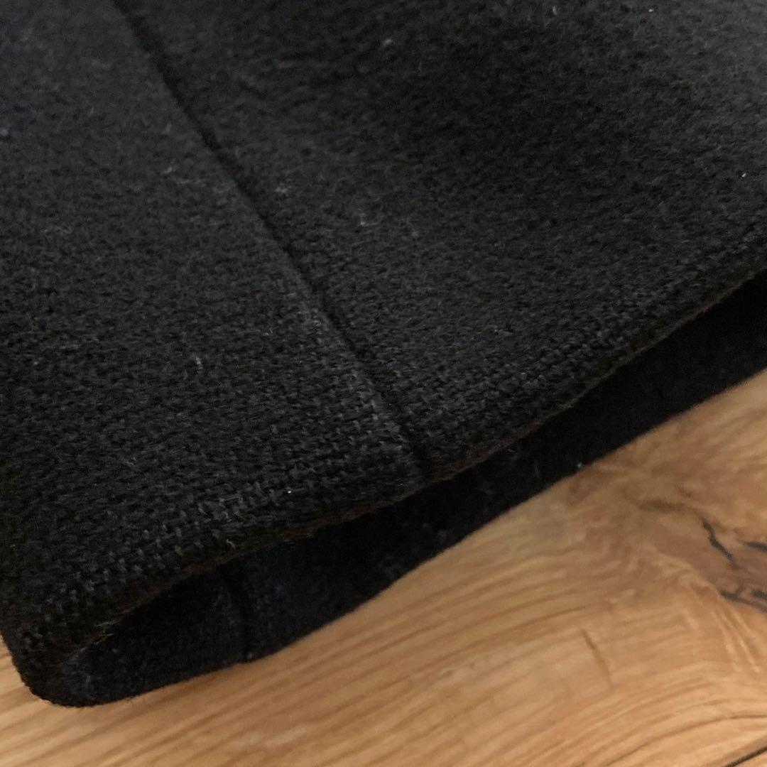 ラルフローレン ウール メルトン Pコート 11 黒 ブラック