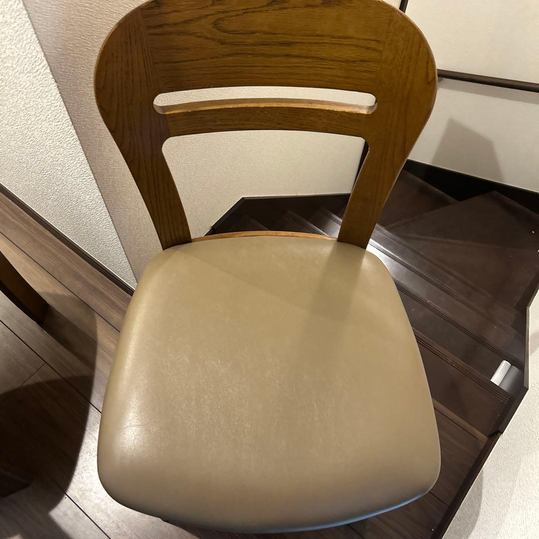 激レア　浜本工芸 2脚　ダイニングチェア 昭和レトロ 皇室御用達 老舗家具