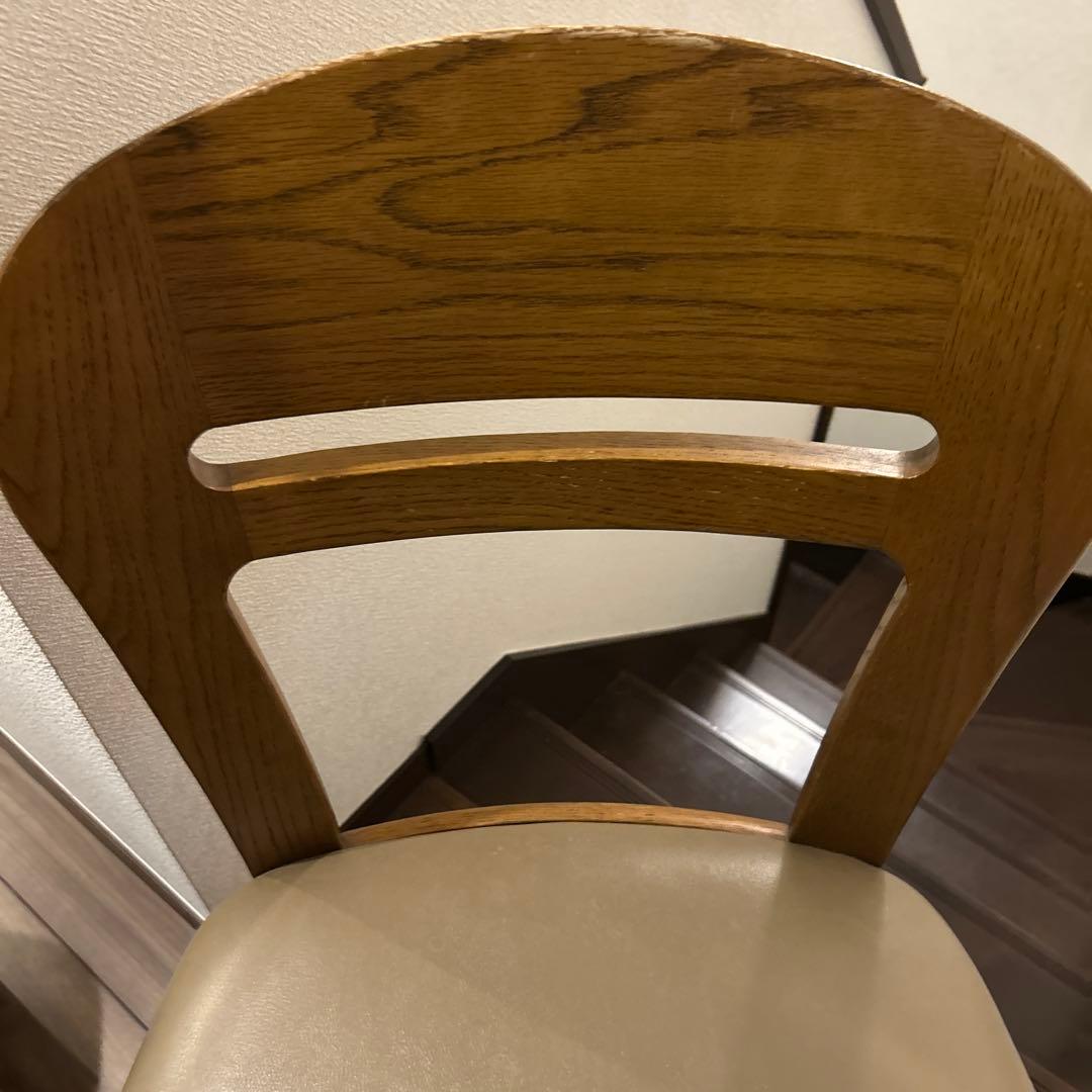 激レア　浜本工芸 2脚　ダイニングチェア 昭和レトロ 皇室御用達 老舗家具