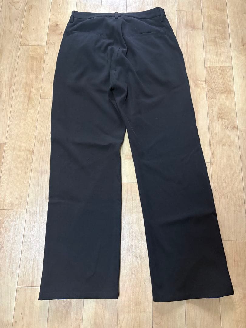 ダブルジップレイヤードラインパンツ