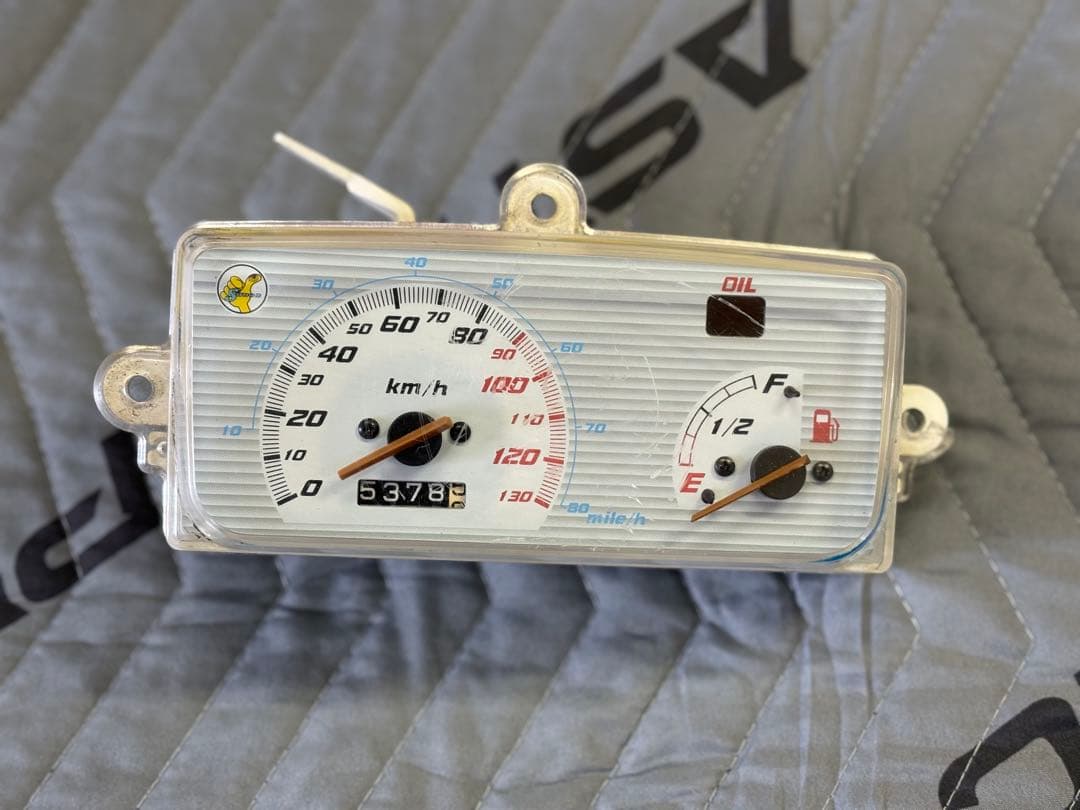 スズキ・ZZ レッツ2 紫紋/シモン 130キロメーター 作動確認済み