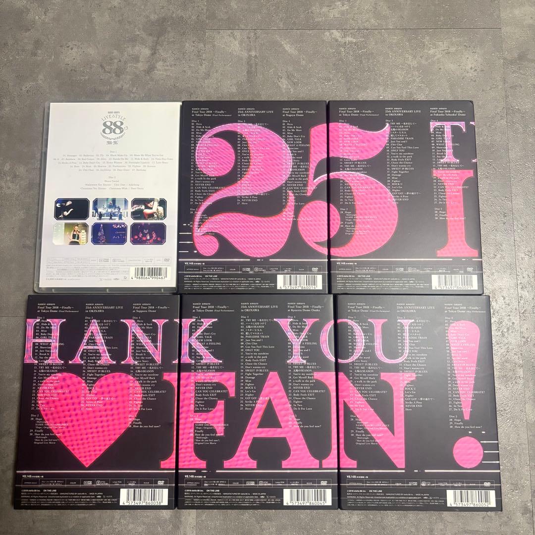 安室奈美恵 Finally 初回版特典DVD5公演セット LIVE STYLE