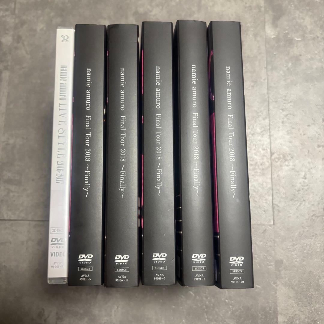 安室奈美恵 Finally 初回版特典DVD5公演セット LIVE STYLE