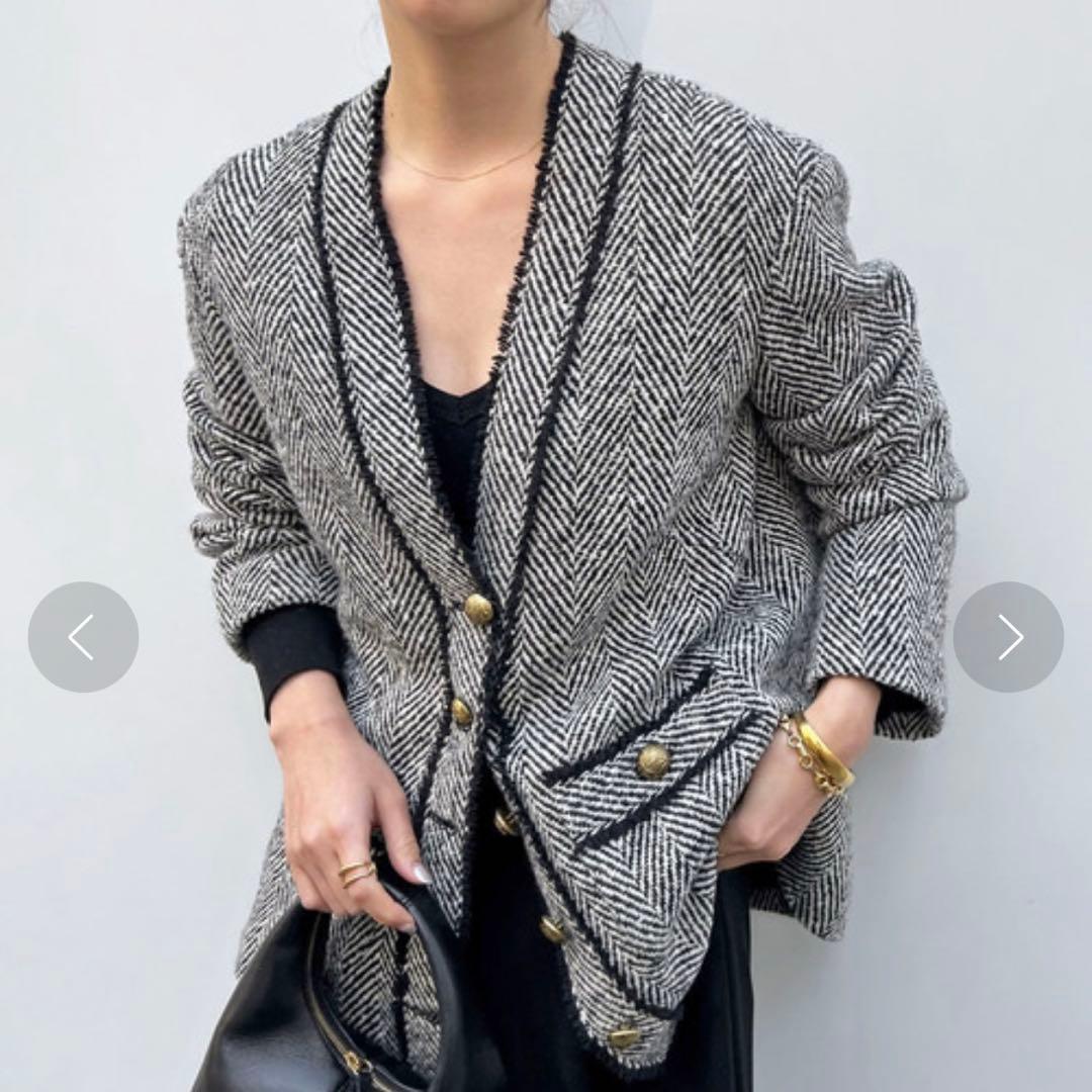 【Deuxieme Classe】TWEED カーディガンジャケット MONO