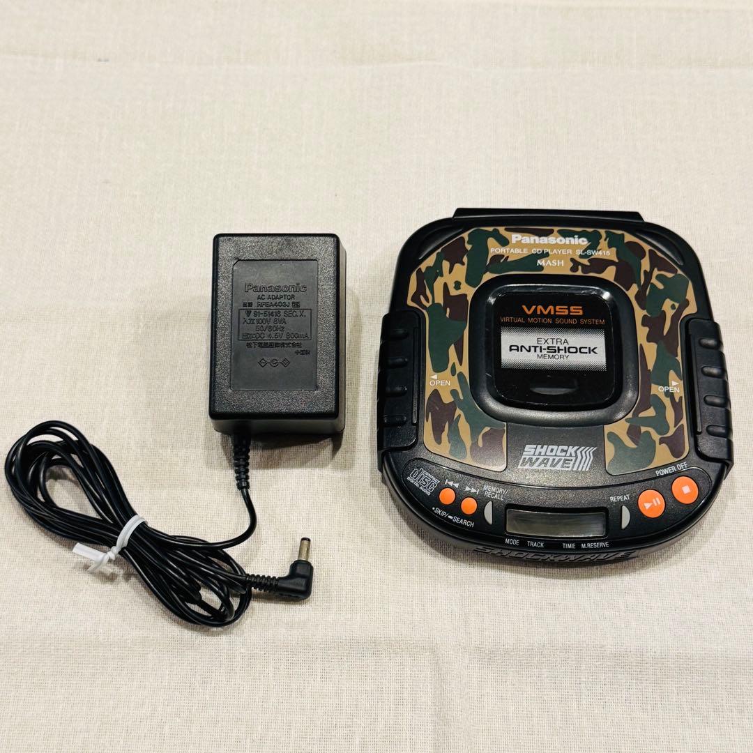 【動作品】Panasonic SL-SW415 ショックウェーブ CDプレーヤー