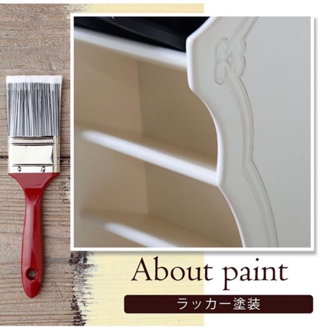 204【新品】ヨーロピアン クラシック スリッパラック アンティークホワイト