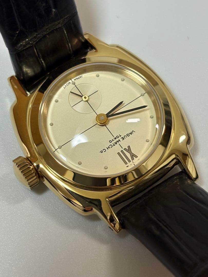 【美品】ヴァーグウォッチ Coussin 12 Extension ゴールド