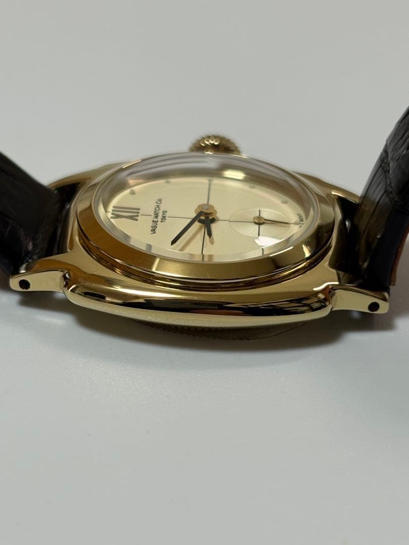 【美品】ヴァーグウォッチ Coussin 12 Extension ゴールド