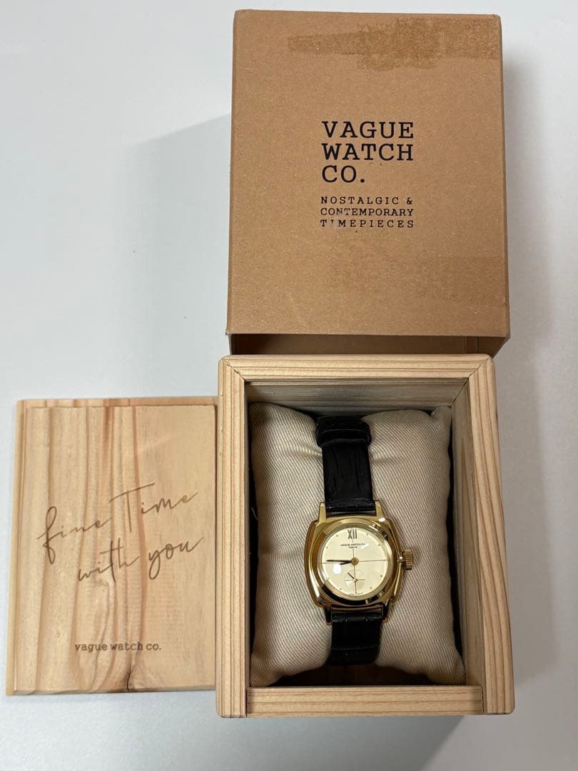 【美品】ヴァーグウォッチ Coussin 12 Extension ゴールド