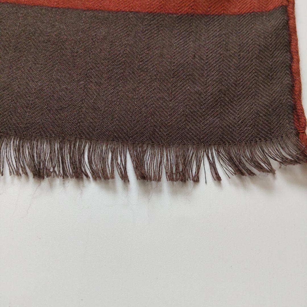 美品 21AW エルメス カシミヤ シルク Hパッサン 大判 ストール 男女兼用